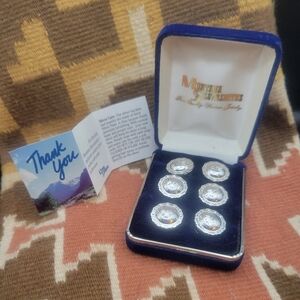 Western Montana Silversmiths Button Covers